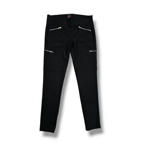 2B Bebe women's black Zippered pockets pullover Y2K fashion skinny pants - small